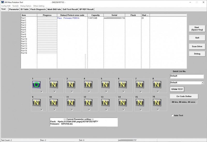 金泰克S300 120G拆解+开卡，SM2256K量产工具操作步骤，SM2256AB开卡成功记录