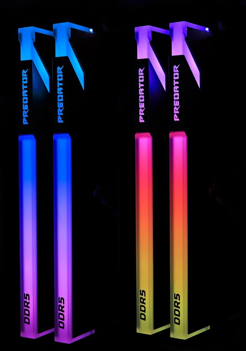 稳超7600 C38！宏碁掠夺者 Vesta II 炫光星舰 RGB DDR5 6800 16G*2 C32