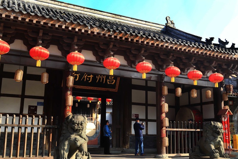 游览重庆昌州古城景区