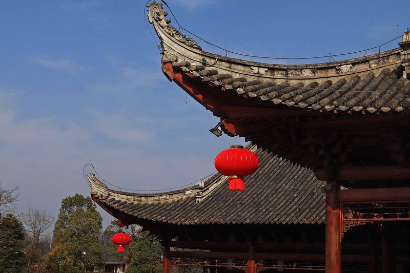 游览重庆大足宝顶山石刻（一）