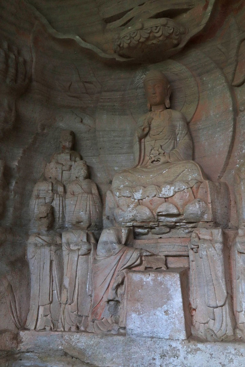 游览重庆大足北山石刻