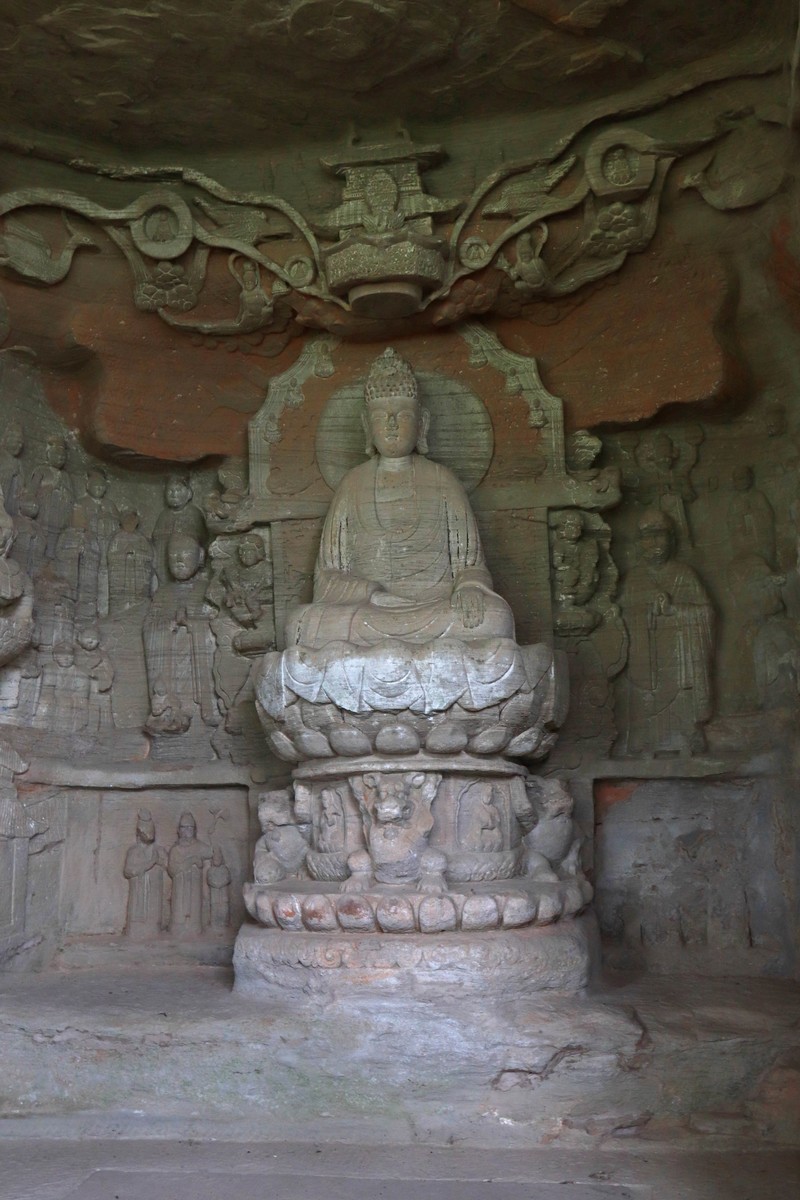 游览重庆大足北山石刻