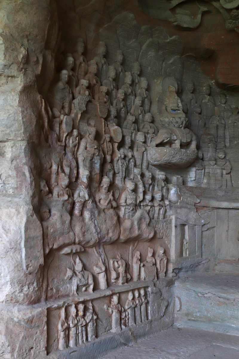 游览重庆大足北山石刻