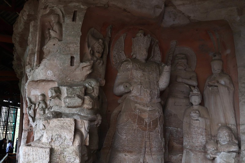 游览重庆大足北山石刻