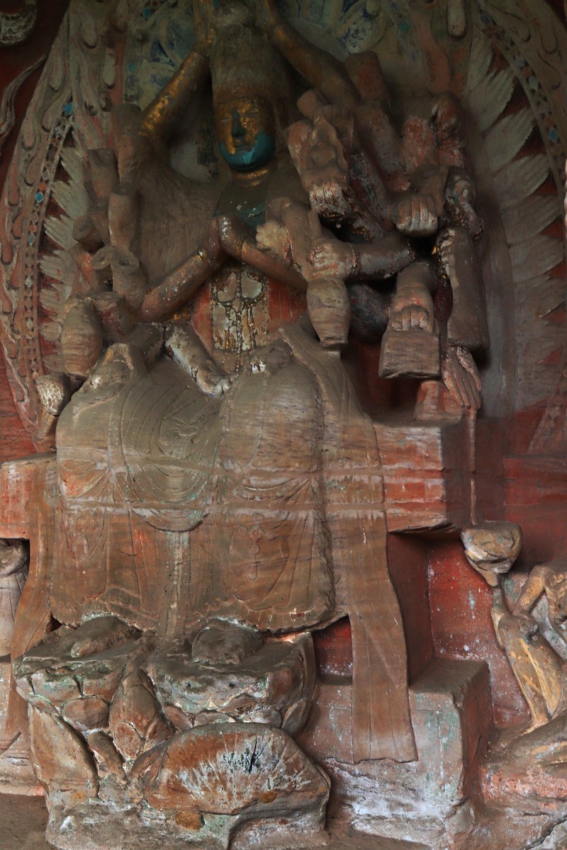 游览重庆大足北山石刻