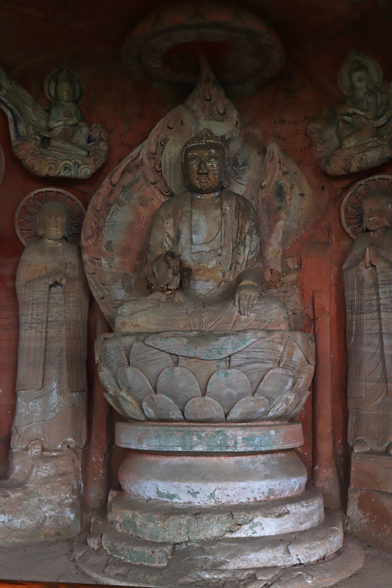 游览重庆大足北山石刻