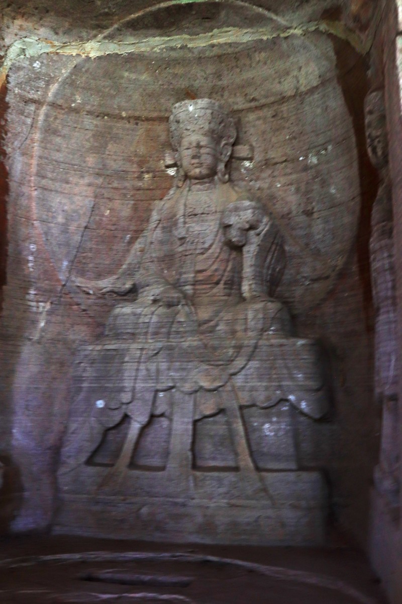 游览重庆大足北山石刻