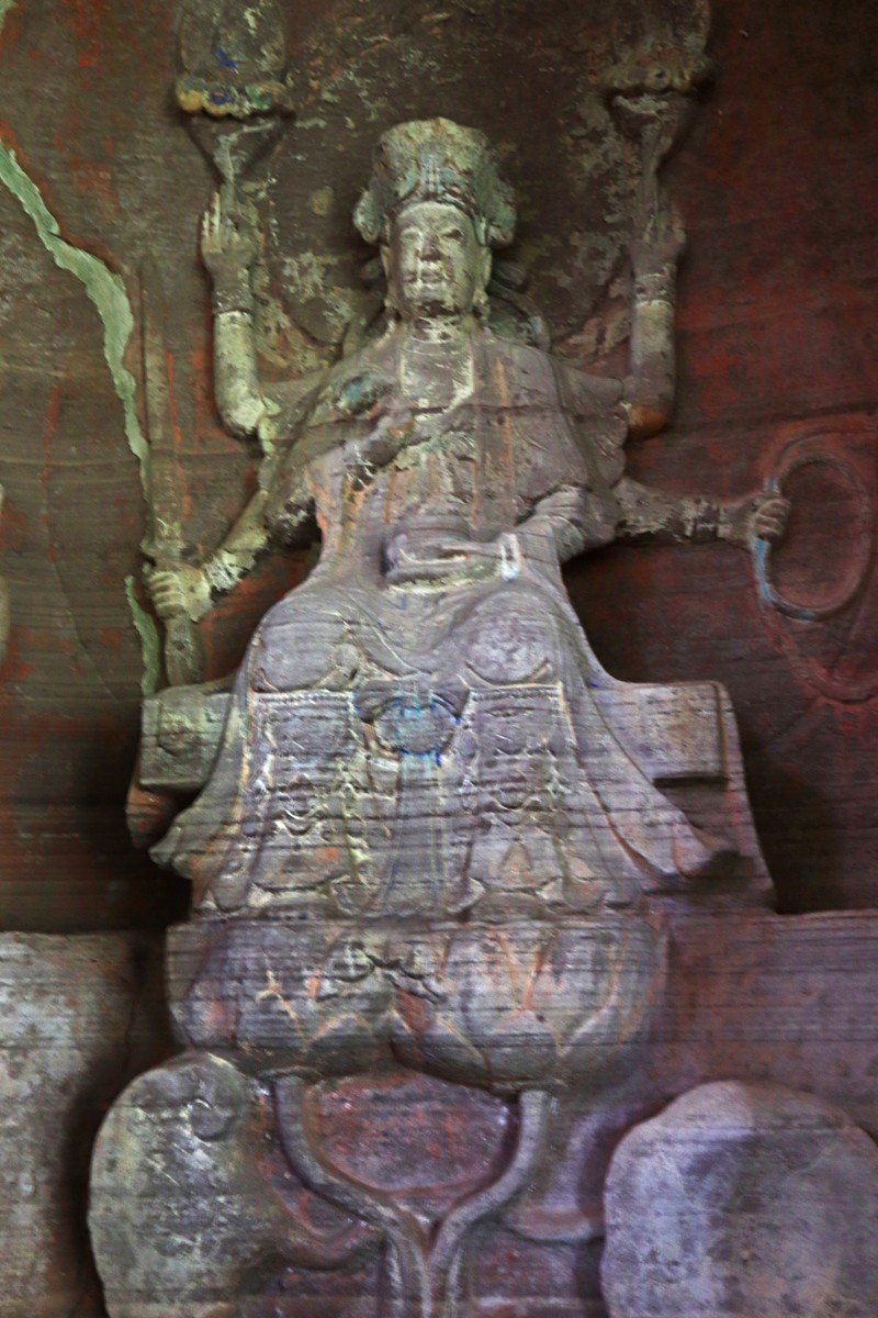 游览重庆大足北山石刻