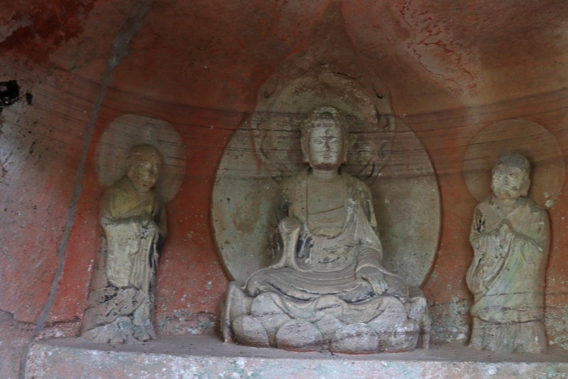 游览重庆大足北山石刻