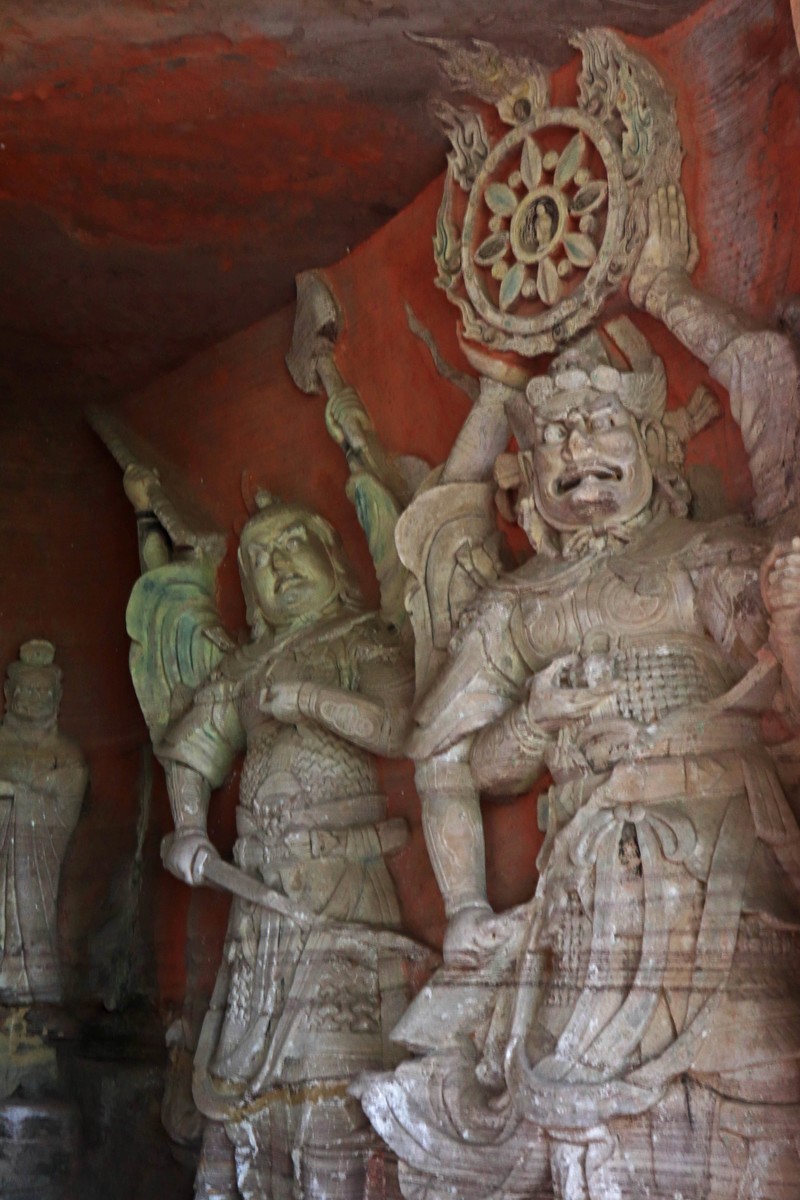 游览重庆大足北山石刻