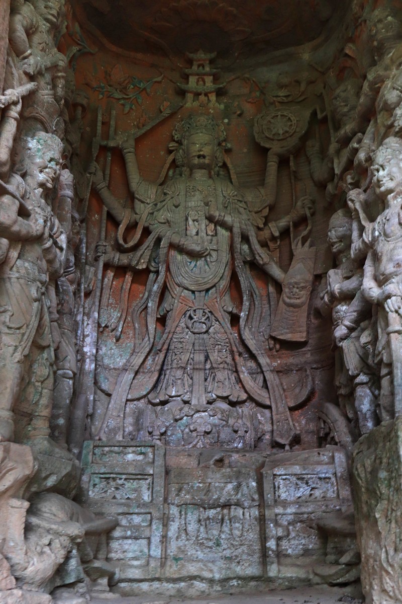 游览重庆大足北山石刻