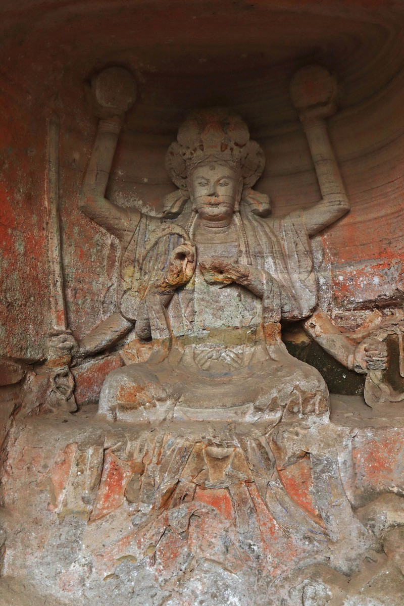 游览重庆大足北山石刻