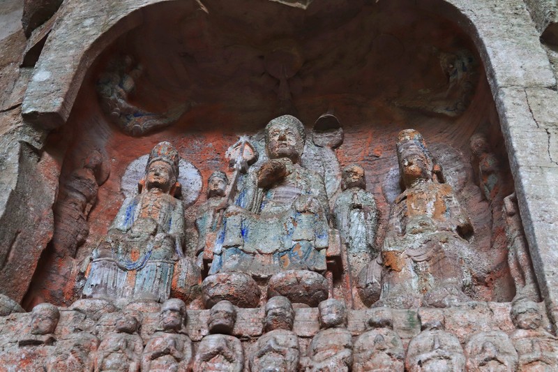 游览重庆大足北山石刻