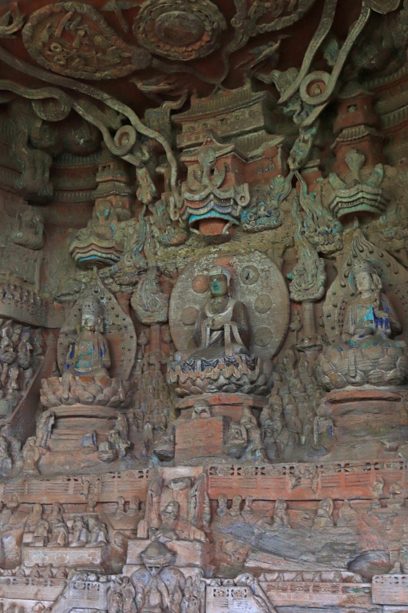 游览重庆大足北山石刻