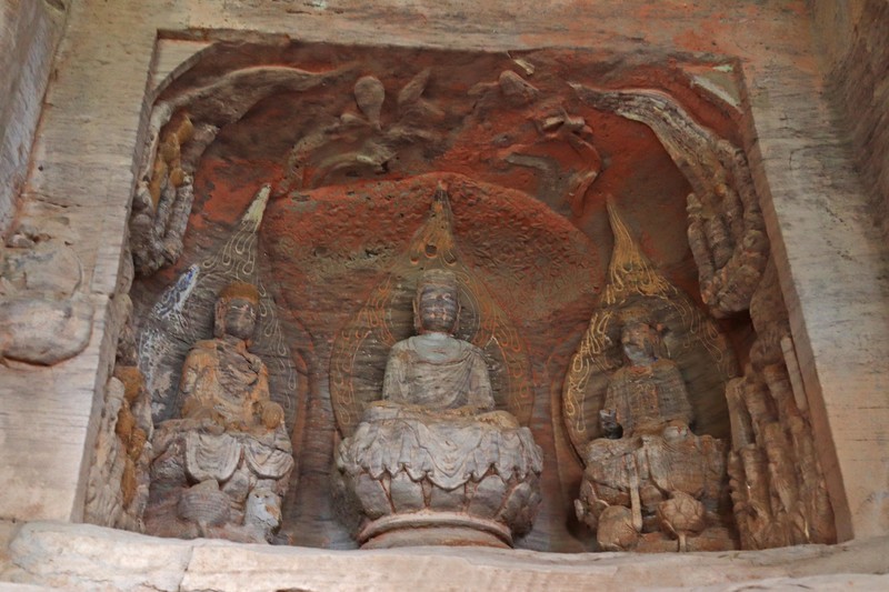 游览重庆大足北山石刻