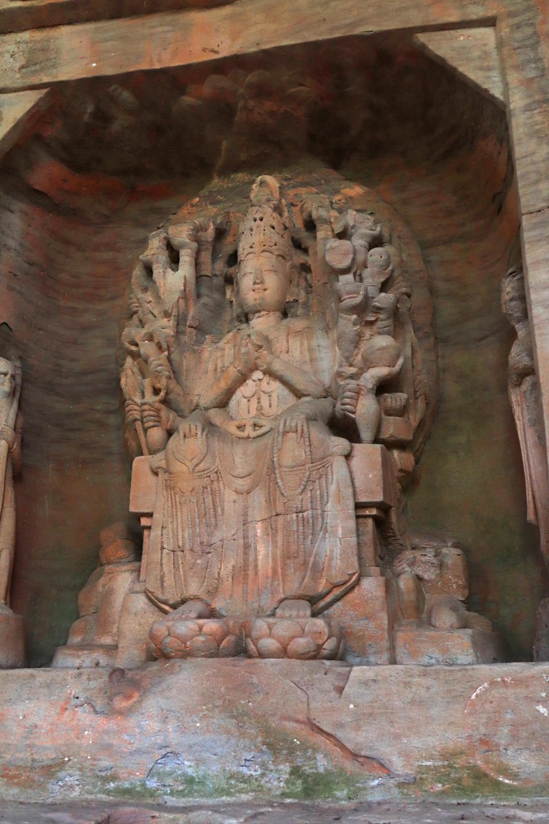 游览重庆大足北山石刻