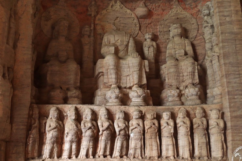 游览重庆大足北山石刻