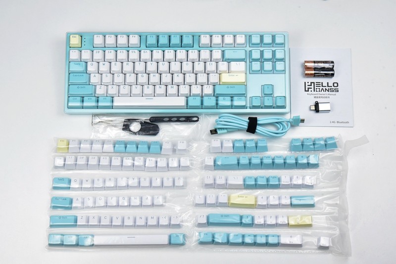 这就是性价比！高斯HS87T三模客制化机械键盘评测