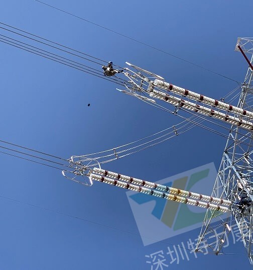 输电线路导线耐张线夹测温装置，通过4G无线传输技术，温度数据及时传送至后台管理系统