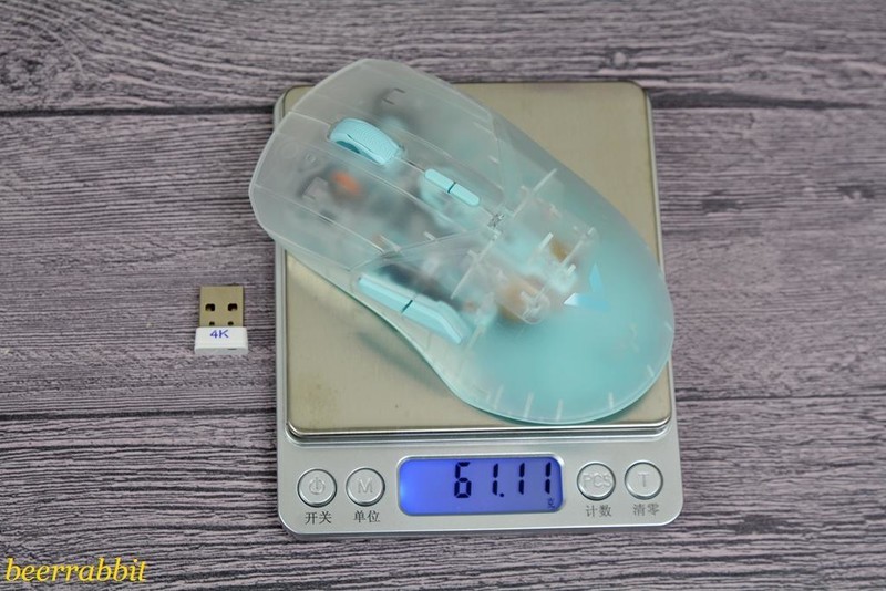 雷柏VT9 air双模无线鼠标体验：8KHz回报率 美观半透外壳