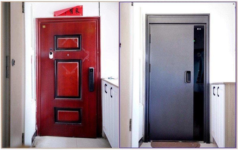 开发商送的防盗门太差，后悔没有早换门！云鹿智能门P1S体验分享