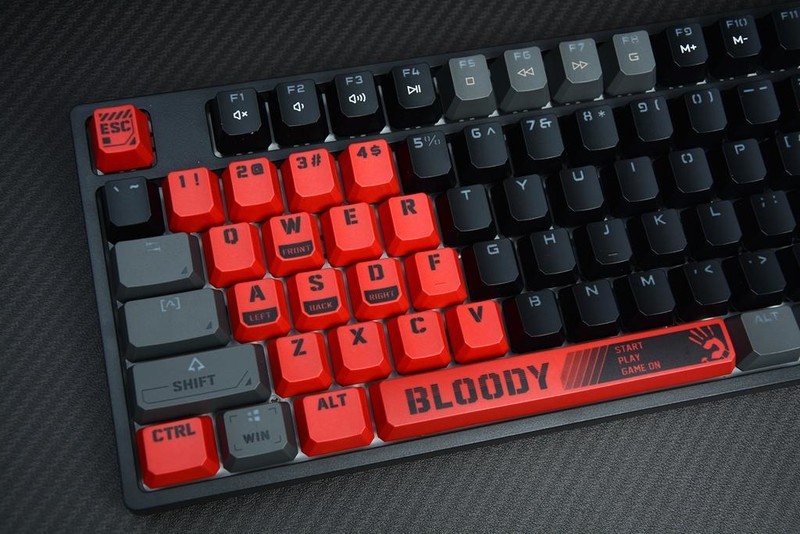 花一把的钱体验三把的手感，血手幽灵T87 LT变速光轴机械键盘开箱