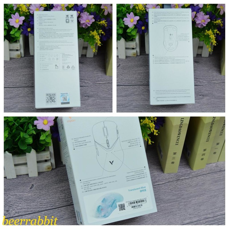 雷柏VT9 air双模无线鼠标体验：8KHz回报率 美观半透外壳