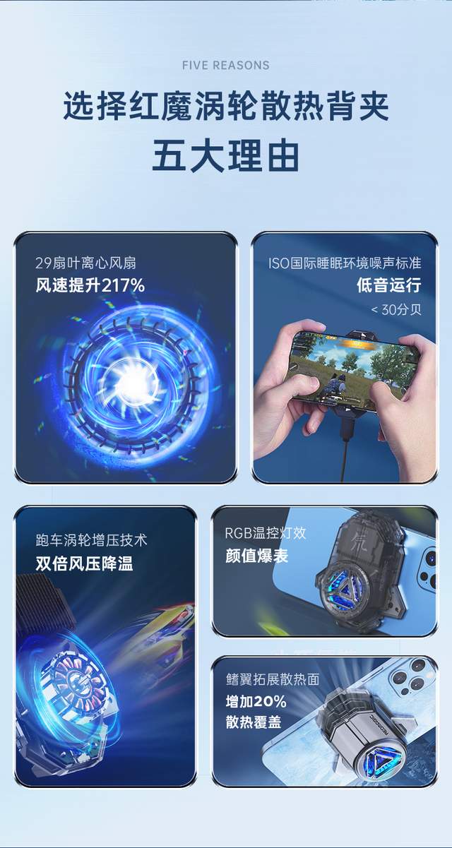 市售最强！红魔涡轮散热背夹面世：快速结冰不在话下