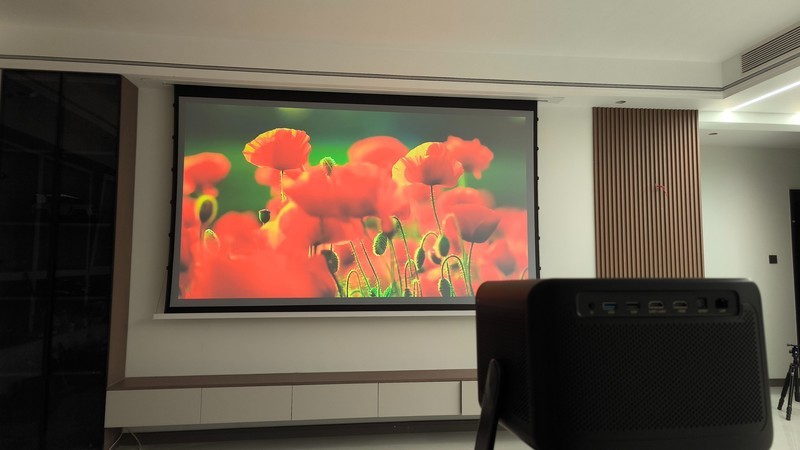 白天观影不拉窗，高亮画质媲美电视！当贝X5S激光投影仪体验