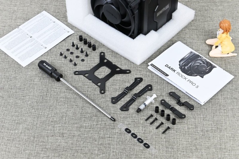 德商德静界DARK ROCK PRO 5散热器开箱评测：静音&性能不妥协