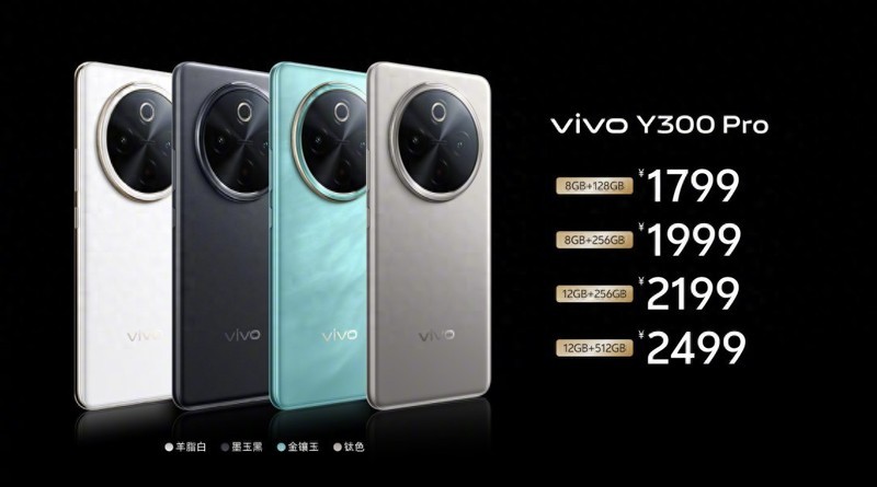 轻薄机身内置6500mAh大电池！vivo Y300 Pro预售中