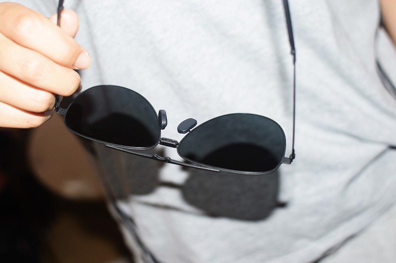 经典设计 轻便舒适时尚 米家超薄折叠偏光太阳镜飞行员款