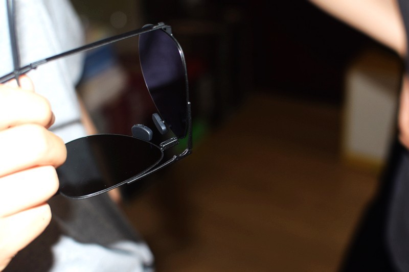 经典设计 轻便舒适时尚 米家超薄折叠偏光太阳镜飞行员款