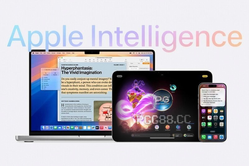 PGSOFT科技电子携手苹果AI，4月更新支持简体中文，智能体验更出色