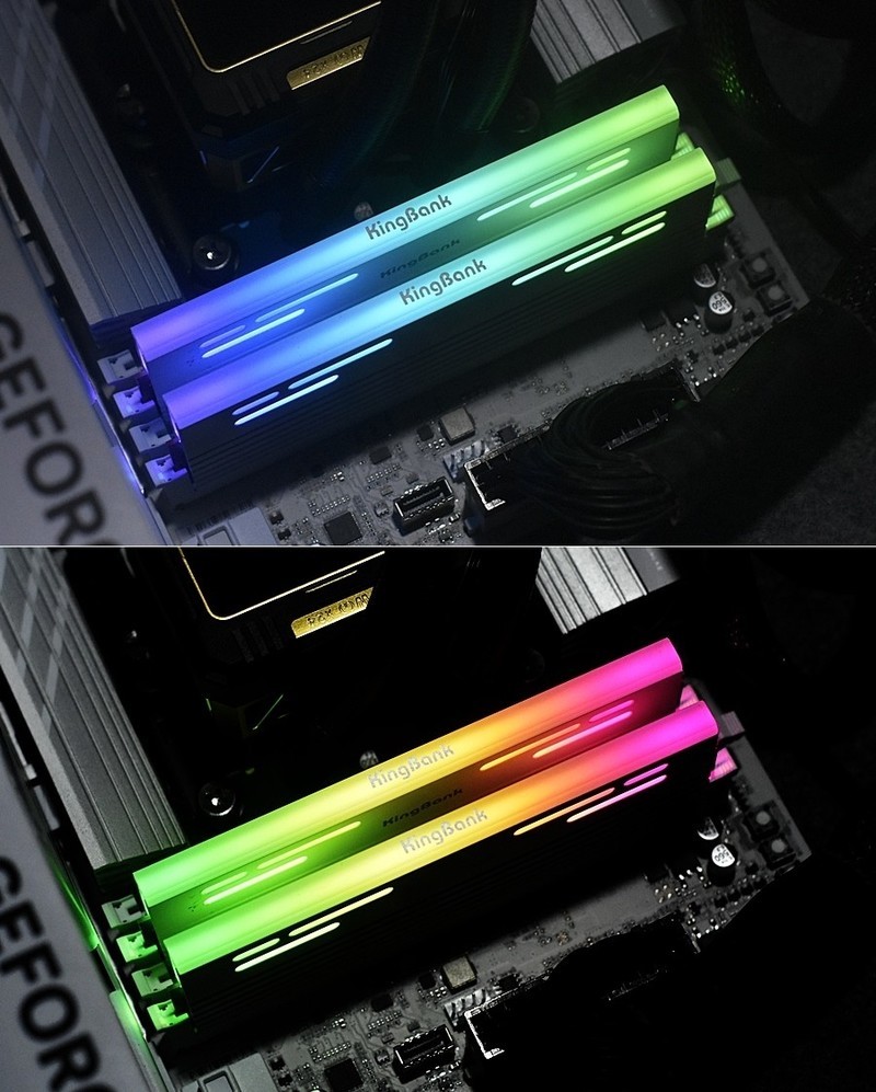 国货高频8000MHz金百达D5星刃RGB U7 265K+Z890M冰雕实测