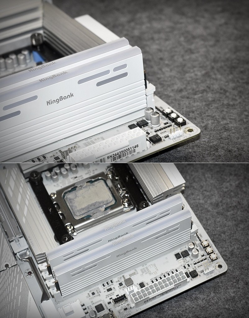 国货高频8000MHz金百达D5星刃RGB U7 265K+Z890M冰雕实测