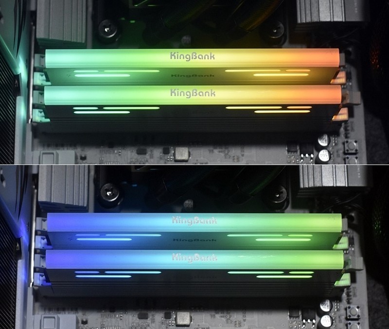 国货高频8000MHz金百达D5星刃RGB U7 265K+Z890M冰雕实测