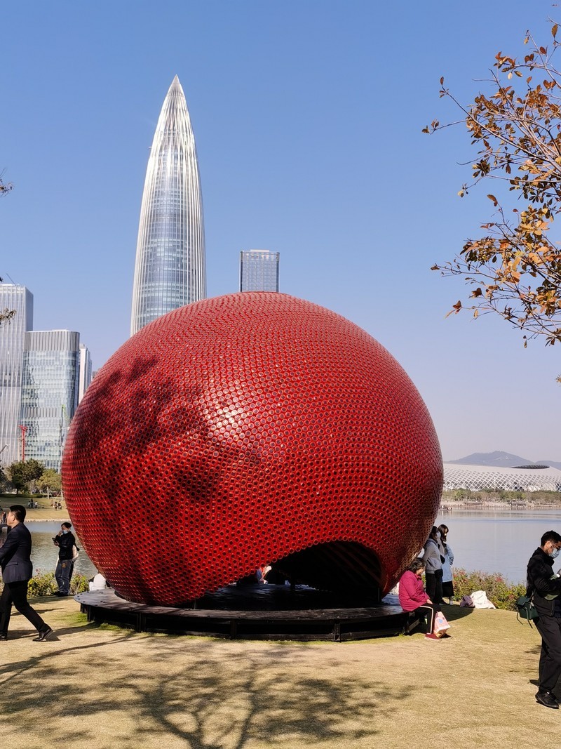 天高云淡深圳湾