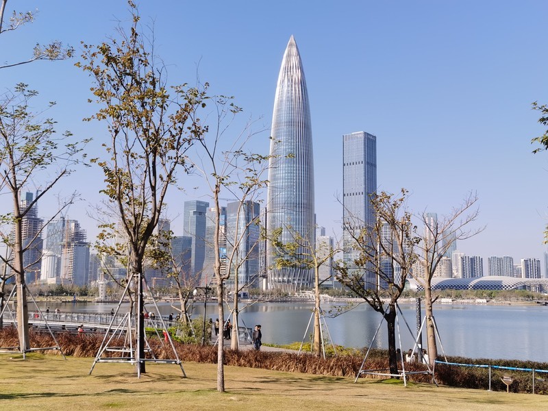 天高云淡深圳湾