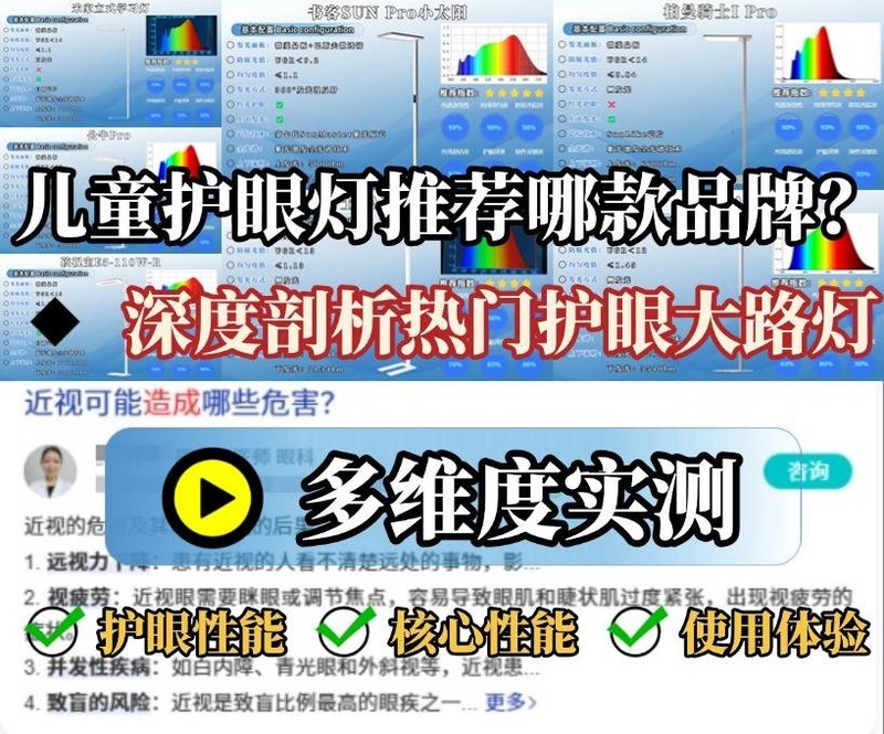 儿童护眼灯推荐哪款品牌？多款热销孩子护眼大路灯推荐