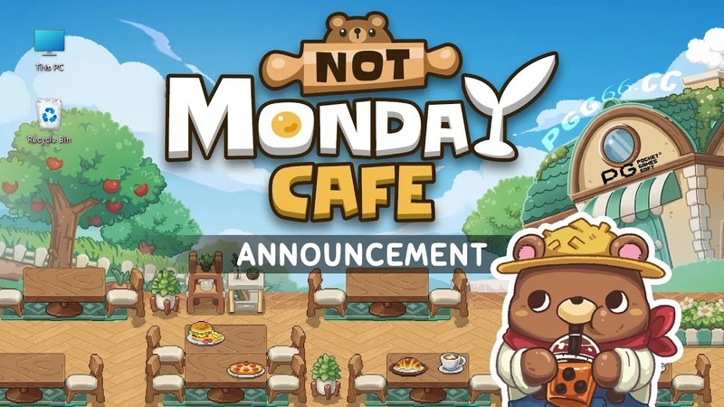 融合PG直播互动的经营模拟游戏《Not Monday Cafe》疗愈上线