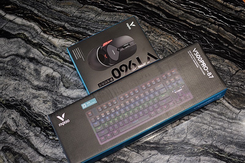 高性能 高颜值 雷柏V500PRO-87多模版+VT960赛博朋克版