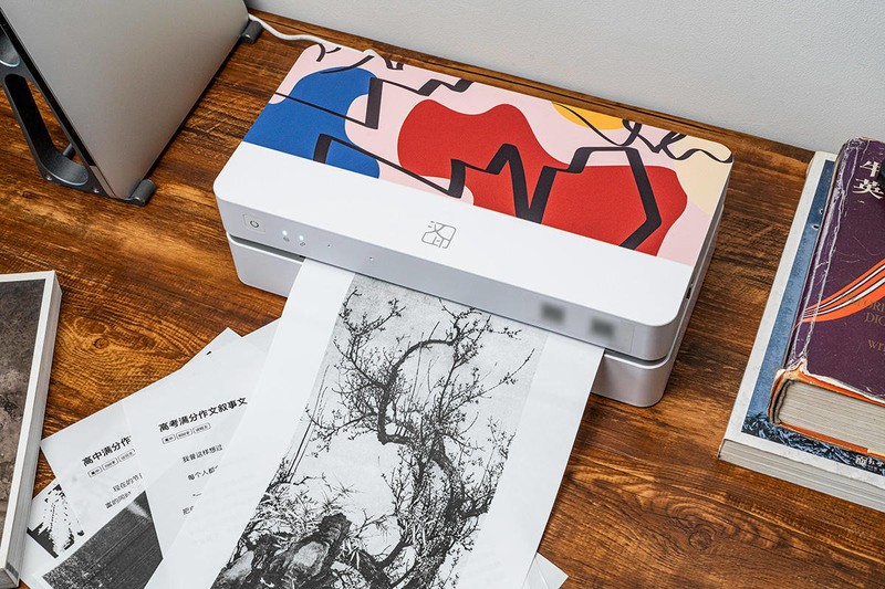 激光粉尘喷墨堵头，试试这款热敏打印机，A4幅面海量题库省心省力