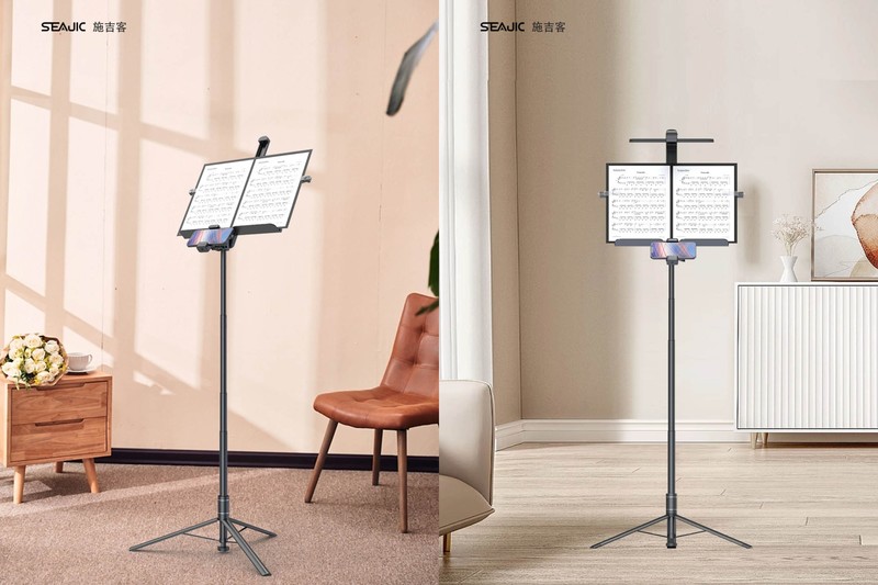 直播、录制专属乐谱架来袭！SEAJIC施吉客便携乐谱架带你畅享音乐