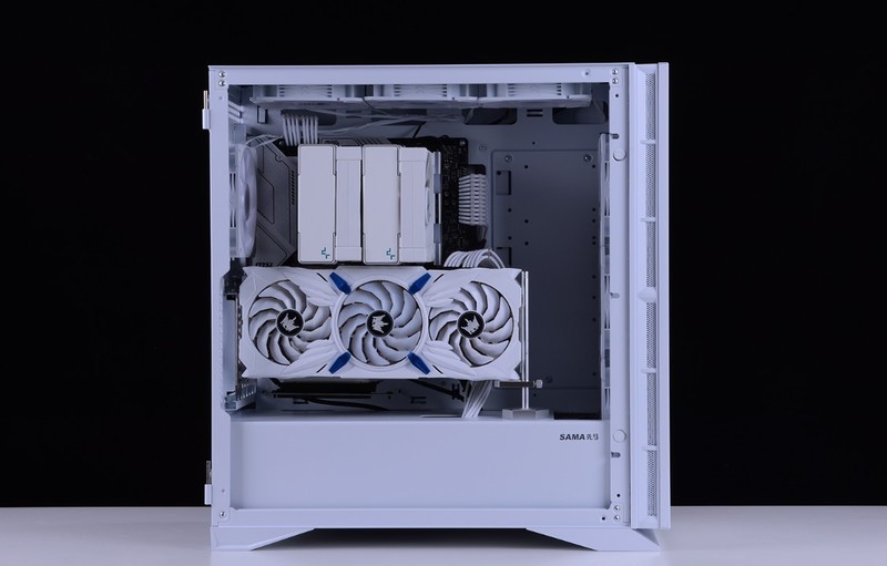 好看实用还不贵的白色装机方案，先马黑洞X雪装版+12400+3070Ti装机分享