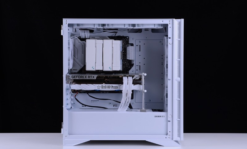 好看实用还不贵的白色装机方案，先马黑洞X雪装版+12400+3070Ti装机分享