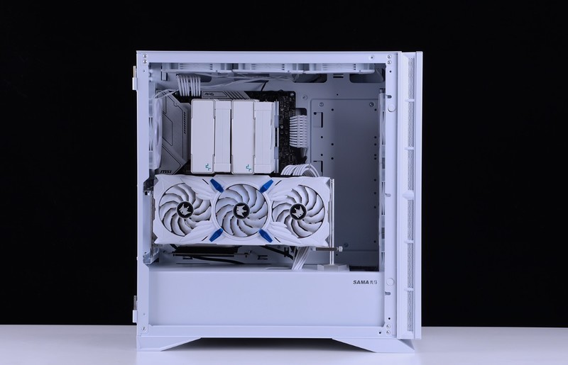 好看实用还不贵的白色装机方案，先马黑洞X雪装版+12400+3070Ti装机分享