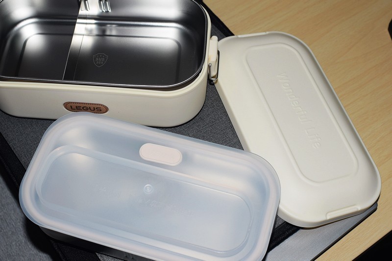 分体式设计 双盖保温保鲜 LEGUS免注水电热饭盒
