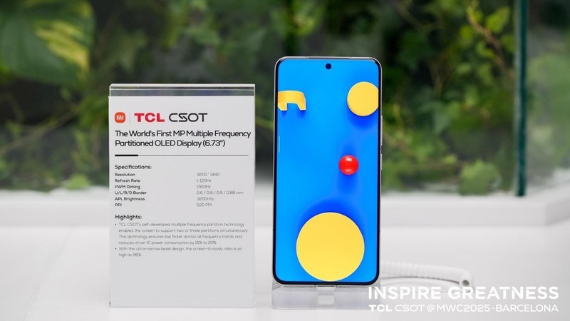 开启显示新纪元，TCL华星携先进移动通信显示技术亮相MWC2025