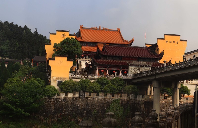 游览九华山望华禅寺